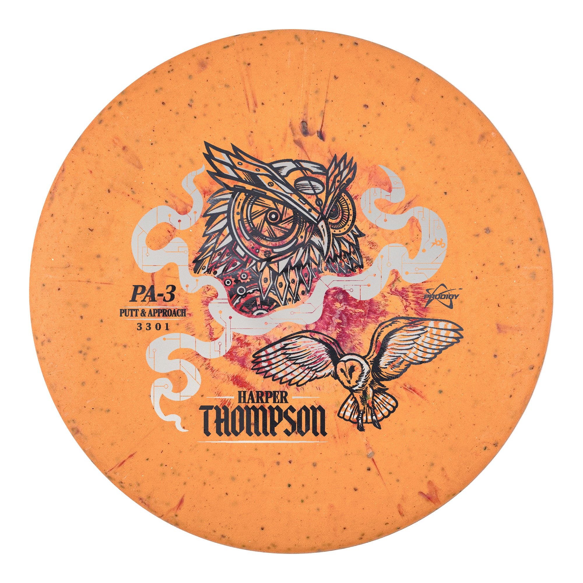 Prodigy PA-3 300 Fractal Harper Thompson 2026 Signature Series Putt and Approach Golf Disc 170-174 g
