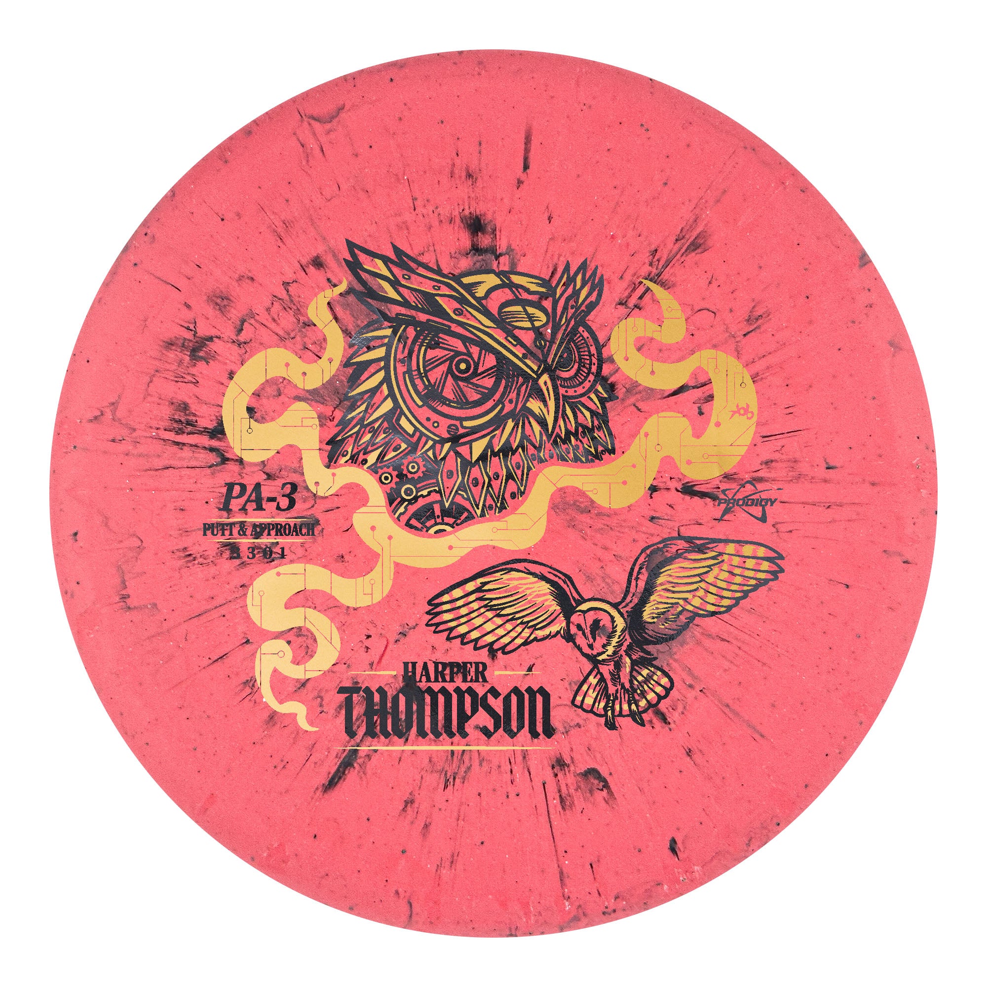 Prodigy PA-3 300 Fractal Harper Thompson 2026 Signature Series Putt and Approach Golf Disc 170-174 g
