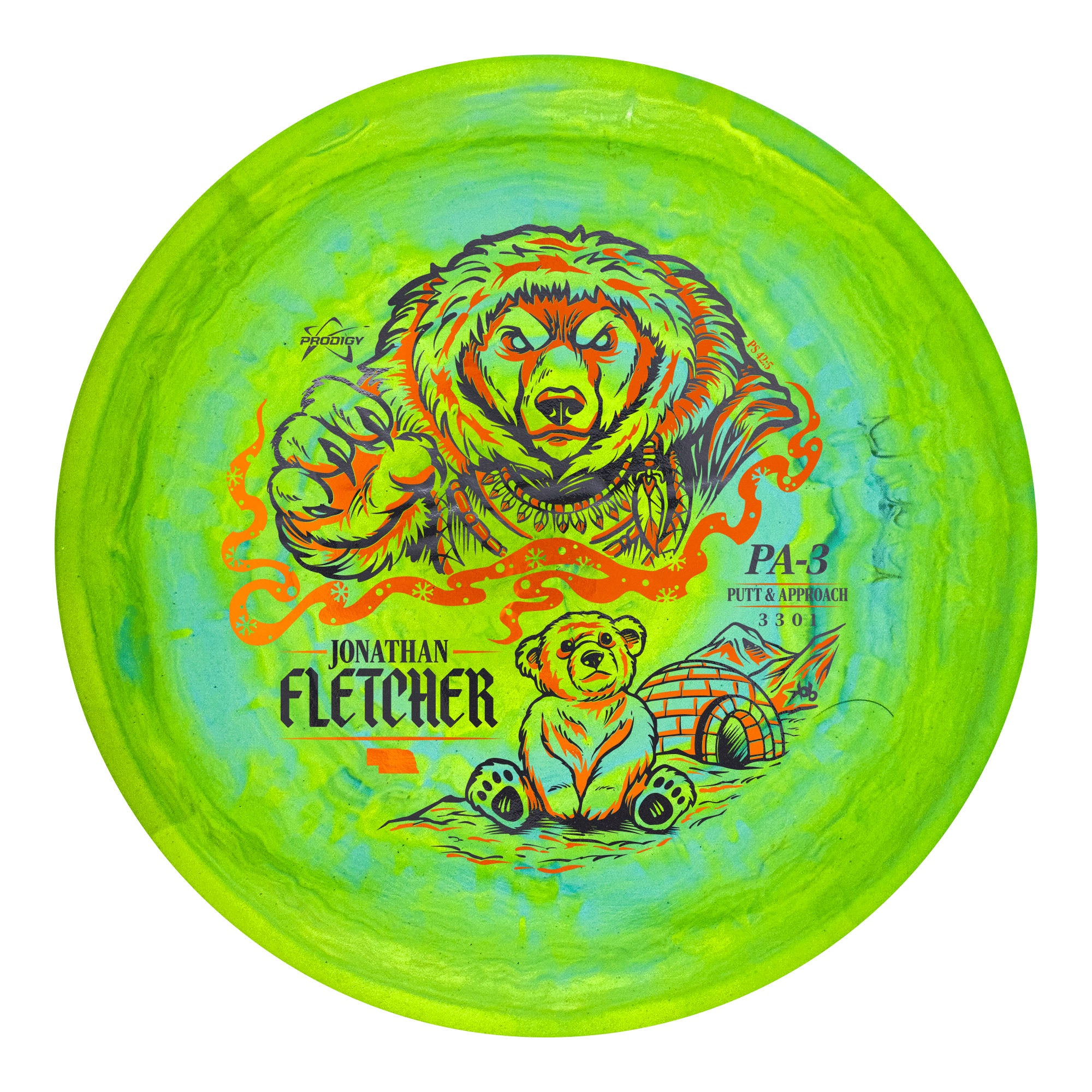Prodigy PA-3 500 Spectrum Jonathan Fletcher 2026 Signature Series Putt and Approach Golf Disc