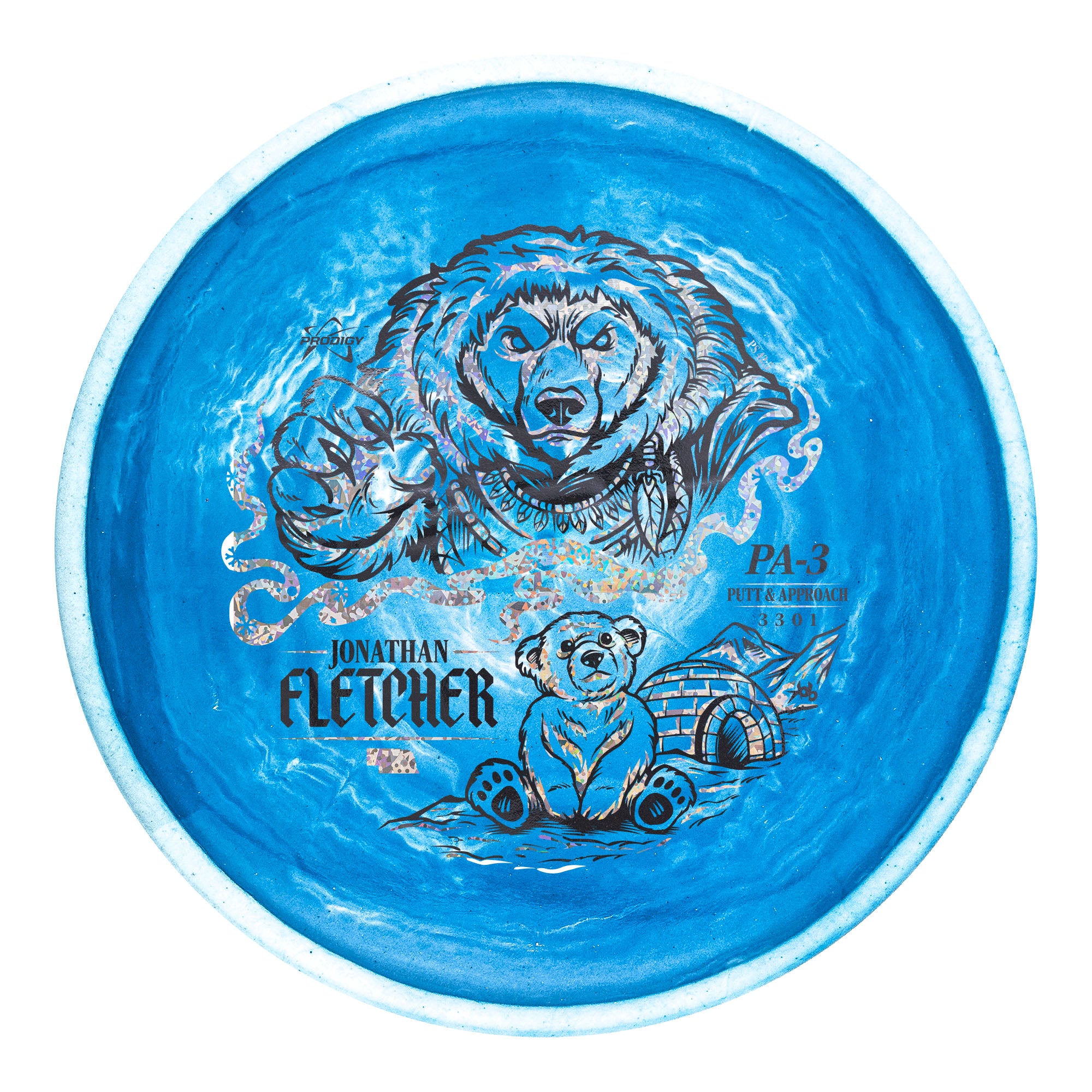 Prodigy PA-3 500 Spectrum Jonathan Fletcher 2026 Signature Series Putt and Approach Golf Disc