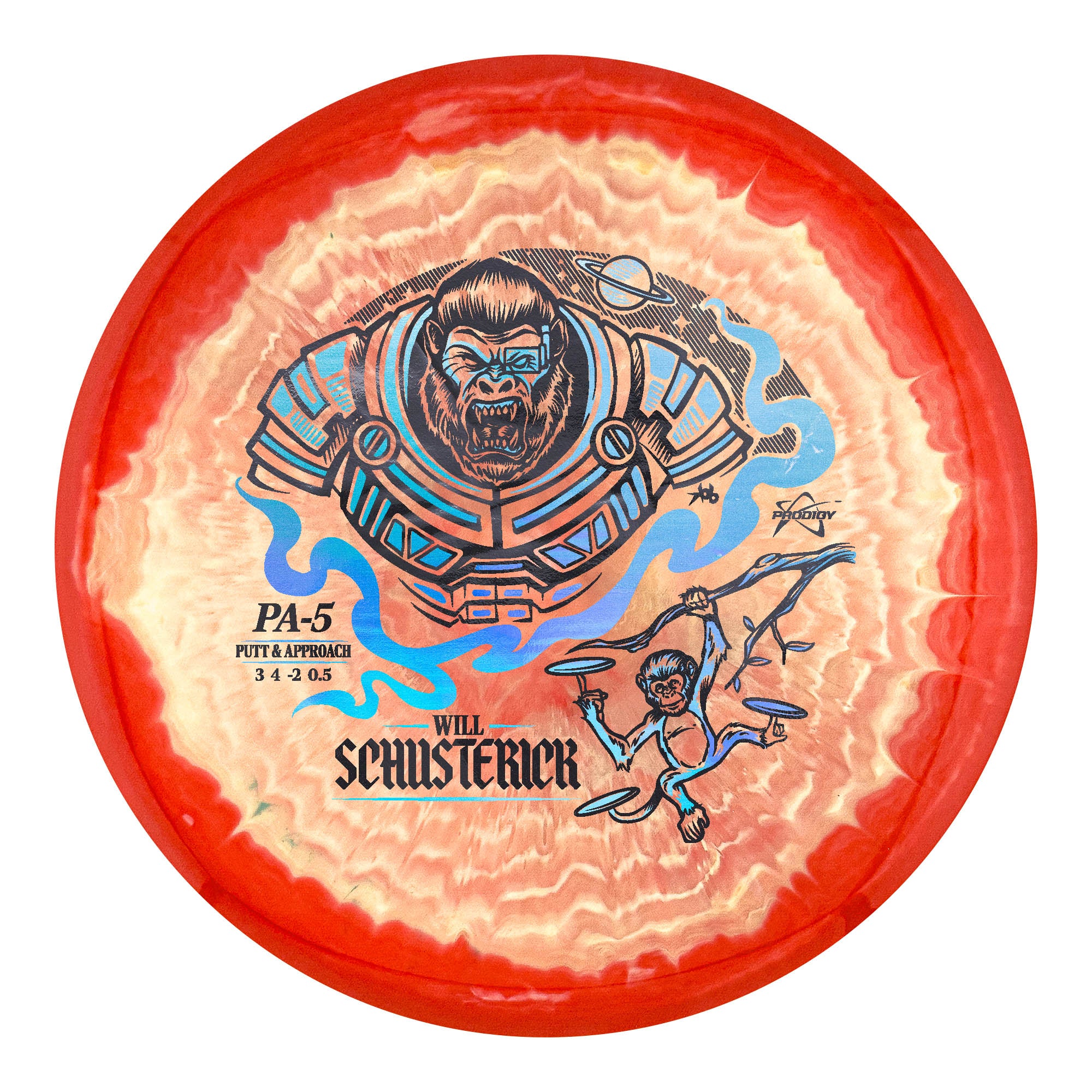Prodigy PA-5 500 Spectrum Will Schusterick 2026 Signature Series Putt & Approach Golf Disc