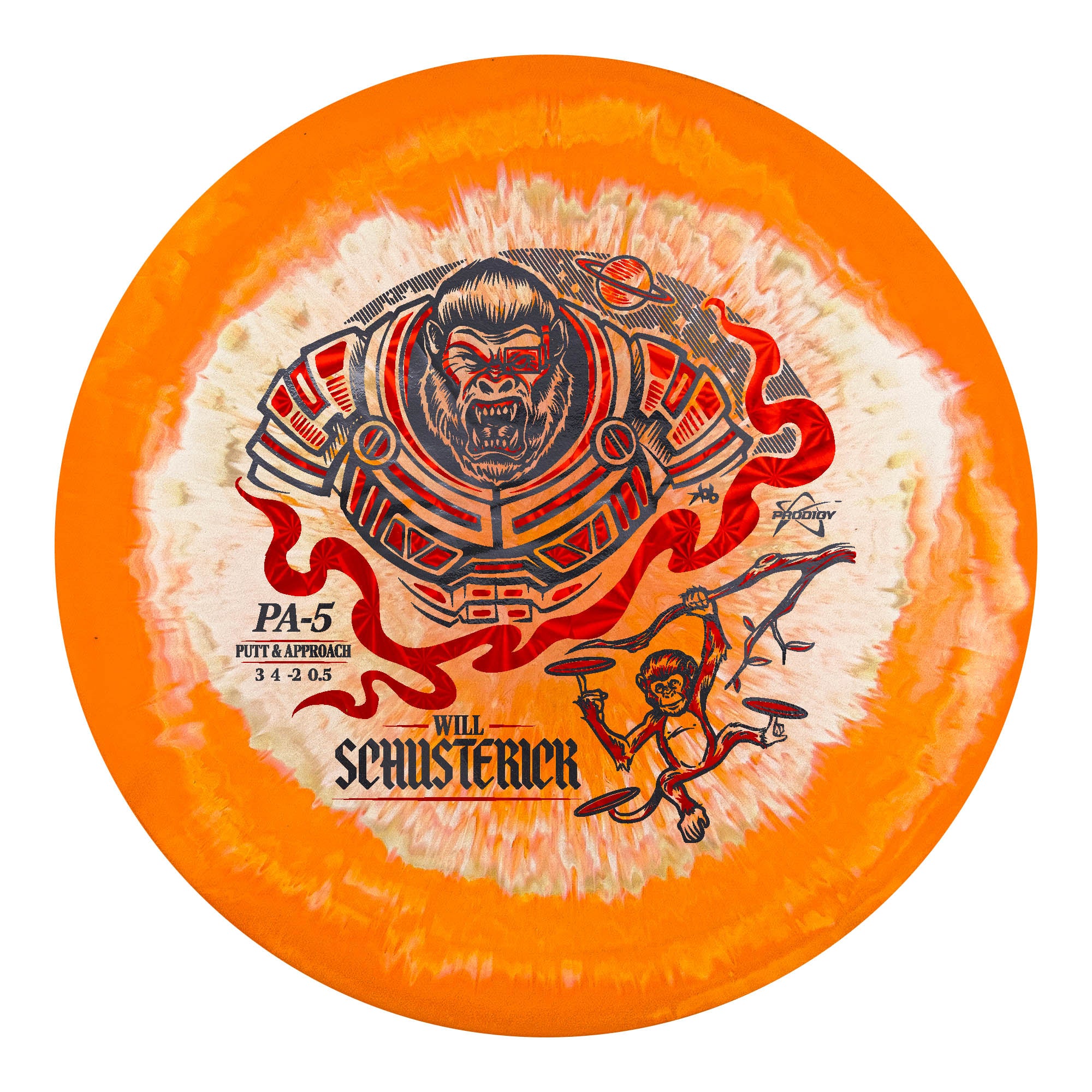 Prodigy PA-5 500 Spectrum Will Schusterick 2026 Signature Series Putt & Approach Golf Disc