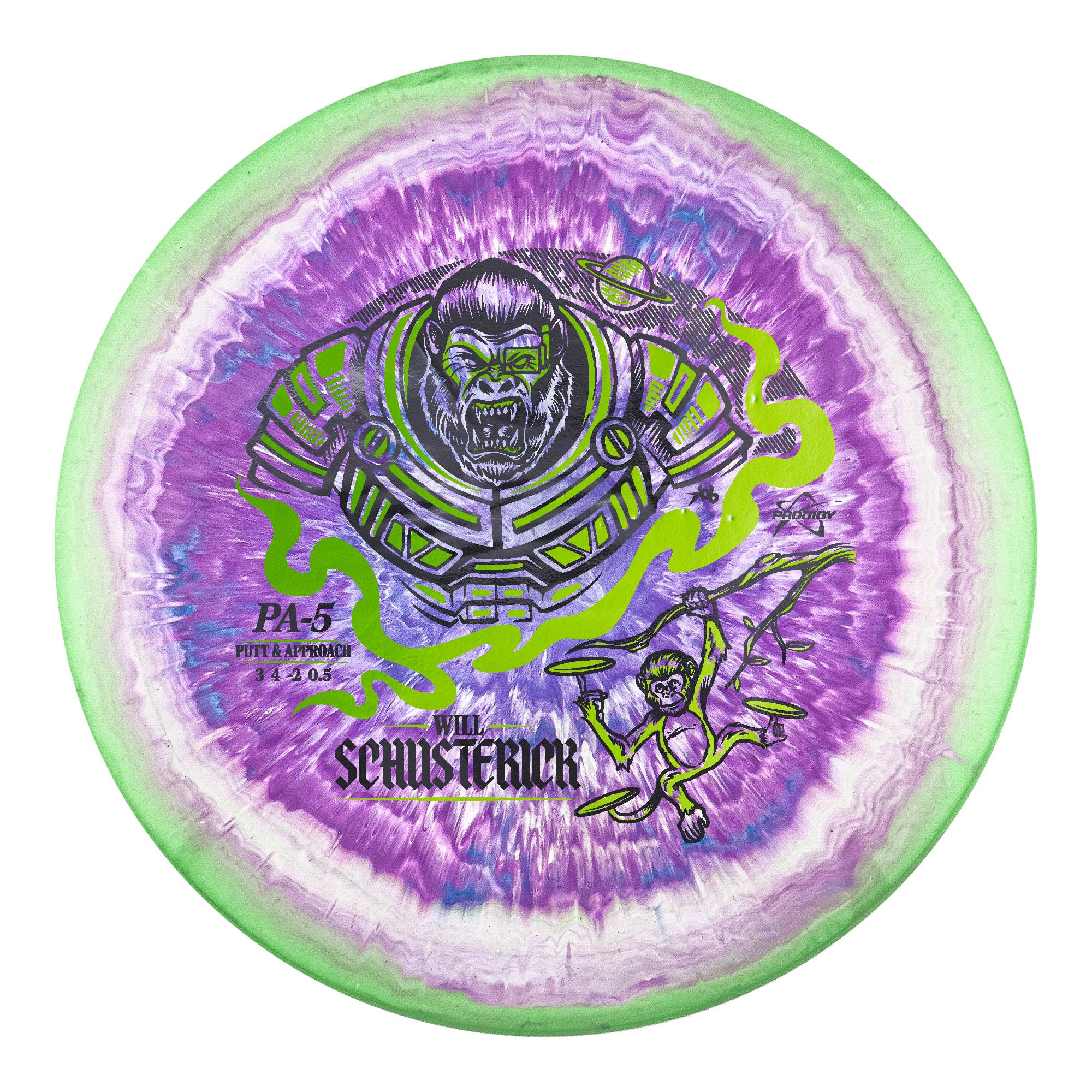 Prodigy PA-5 500 Spectrum Will Schusterick 2026 Signature Series Putt & Approach Golf Disc