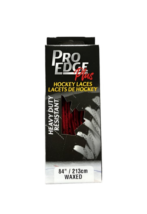 Braids & Laces ProEdge Plus Hockey Skate Laces Red