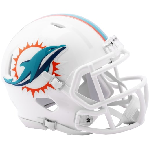 ***CUSTOM*** MIAMI DOLPHINS Full Size NFL Riddell SPEED Football Helmet