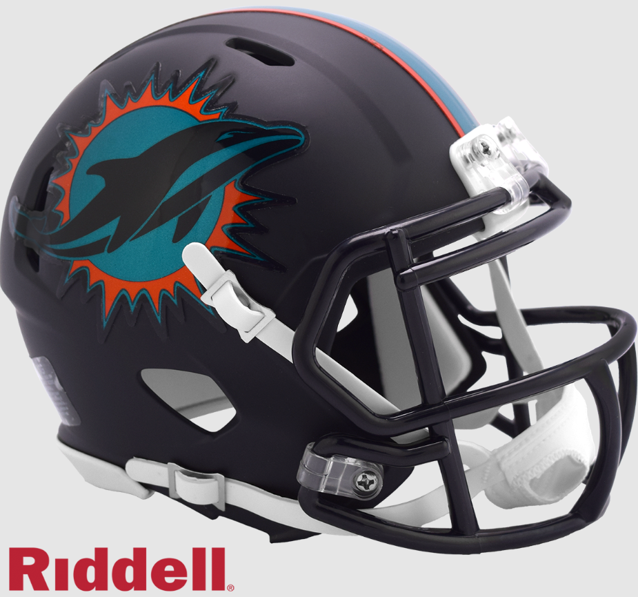 Riddell NFL Miami Dolphins Speed Mini Rivalries Helmet