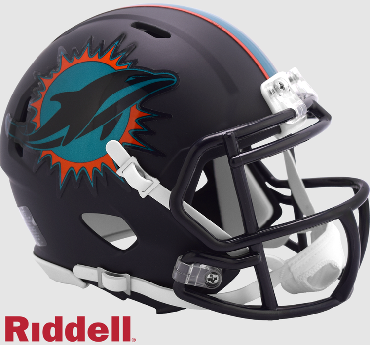 Riddell NFL Miami Dolphins Speed Mini Rivalries Helmet