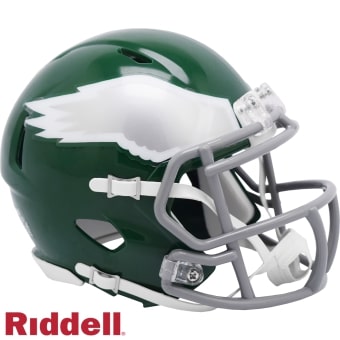 Riddell NFL Philadelphia Eagles Speed Mini Throwback Helmet  1974-1995