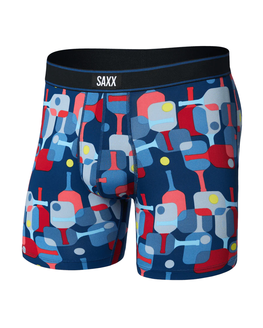 SAXX Men's Daytripper Boxer Briefs PICKLE PADDLE-NAVY DAWN
