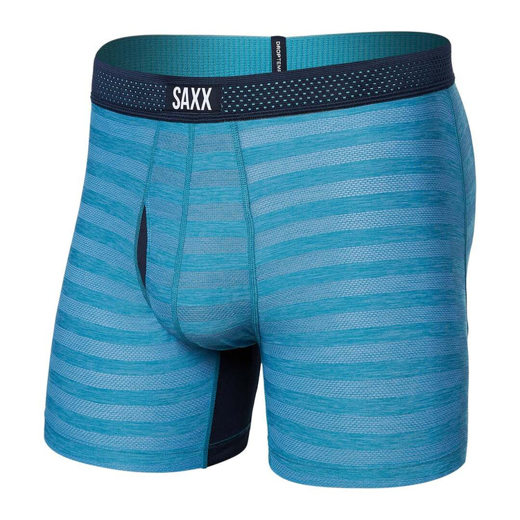 SAXX Men's Droptemp Cooling Mesh Boxer Briefs Blue Moon