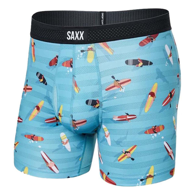 SAXX Men's Droptemp Cooling Mesh Boxer Briefs Paddlers