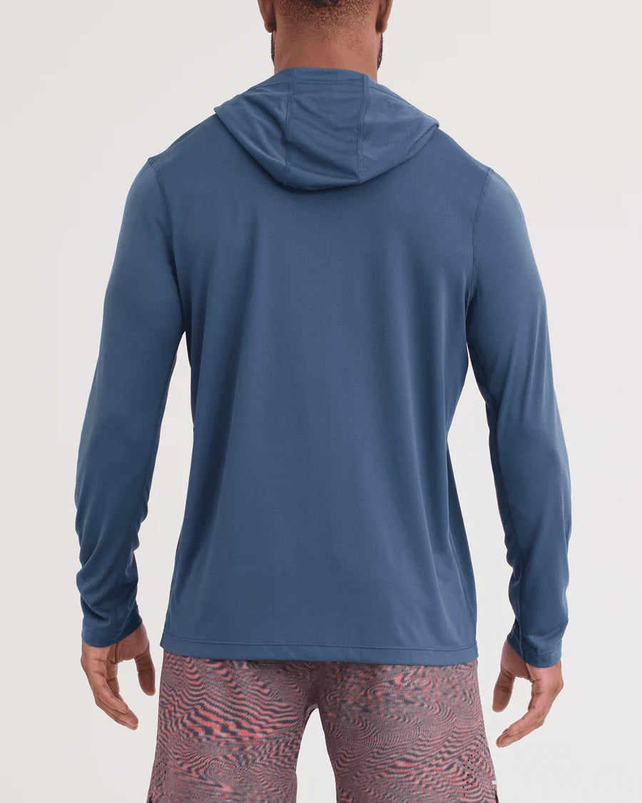SAXX Men's Multi-Sport Tech Hoodie WASHED INDIGO
