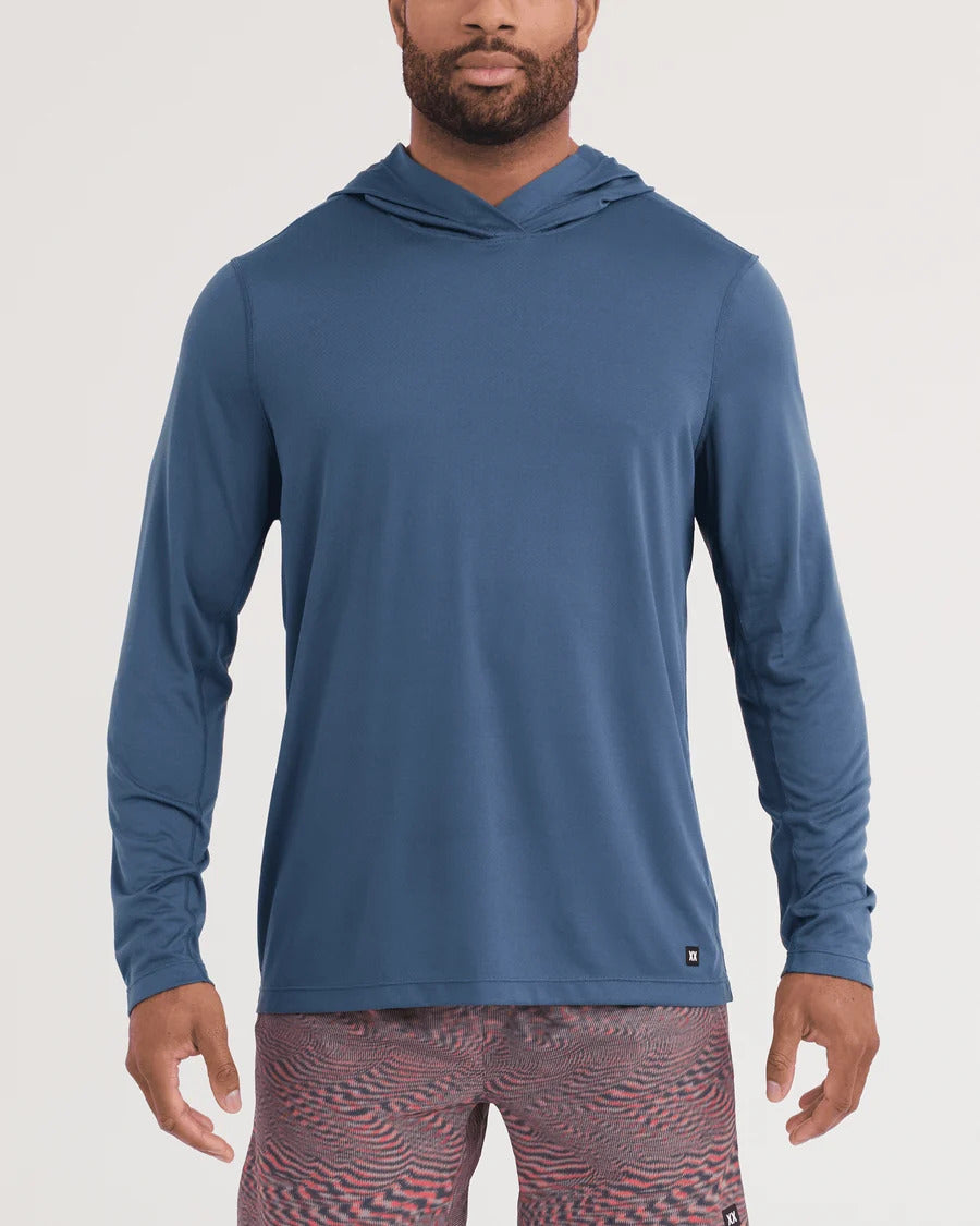 SAXX Men's Multi-Sport Tech Hoodie WASHED INDIGO
