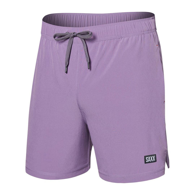 SAXX Men's Oh Buoy 2-in-1 5" Volley Swim Short Purple Haze