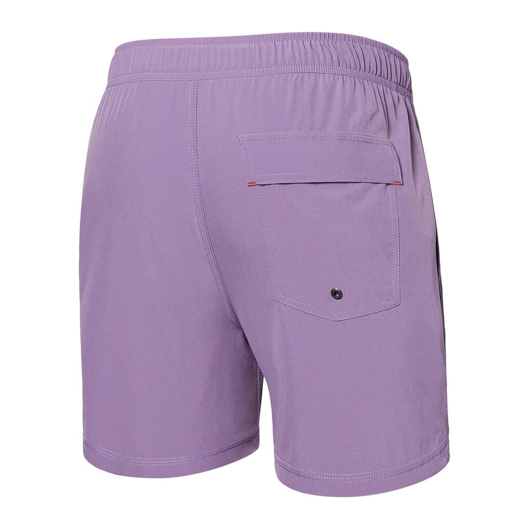 SAXX Men's Oh Buoy 2-in-1 5" Volley Swim Short Purple Haze