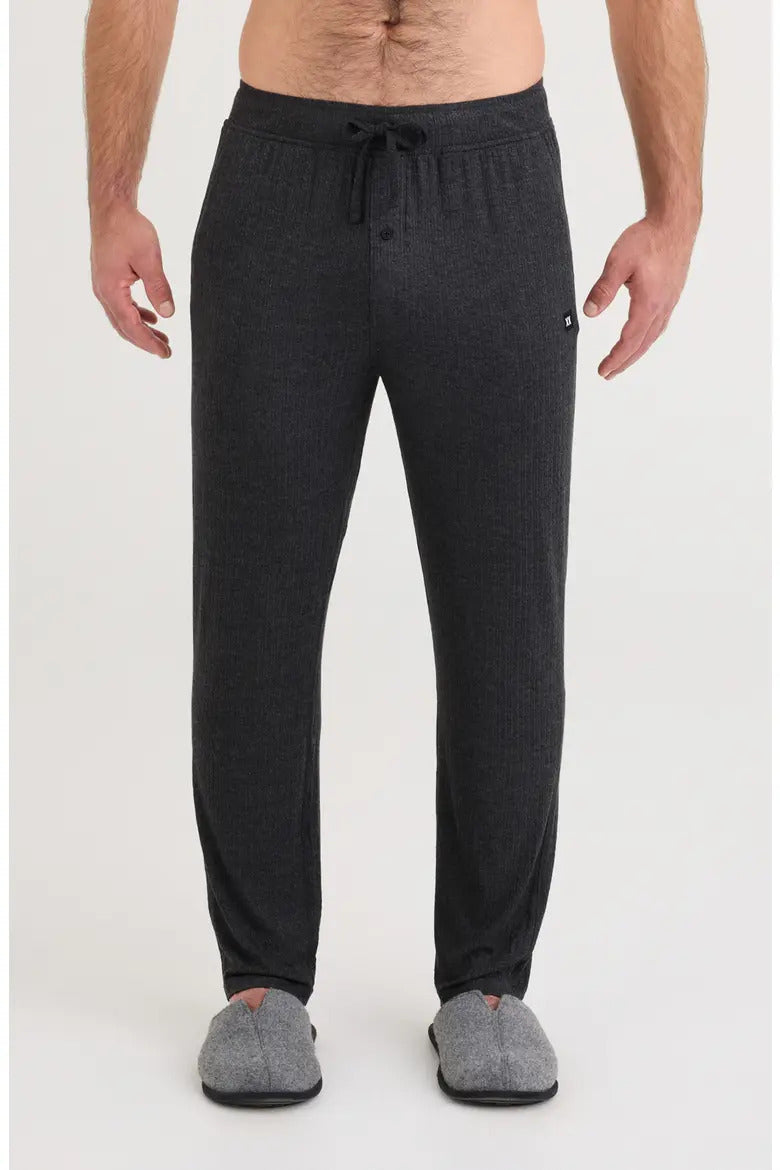 SAXX Men's Snooze Cabin Luxe Pant WASHED BLACK HEATHER
