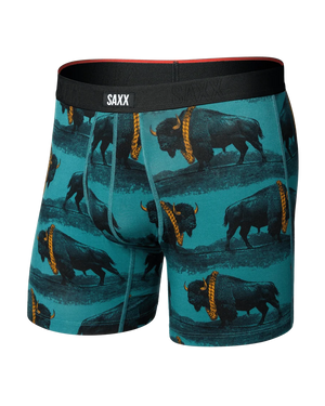 SAXX Men's Vibe Boxer Briefs BISON BLING- SEASCAPE
