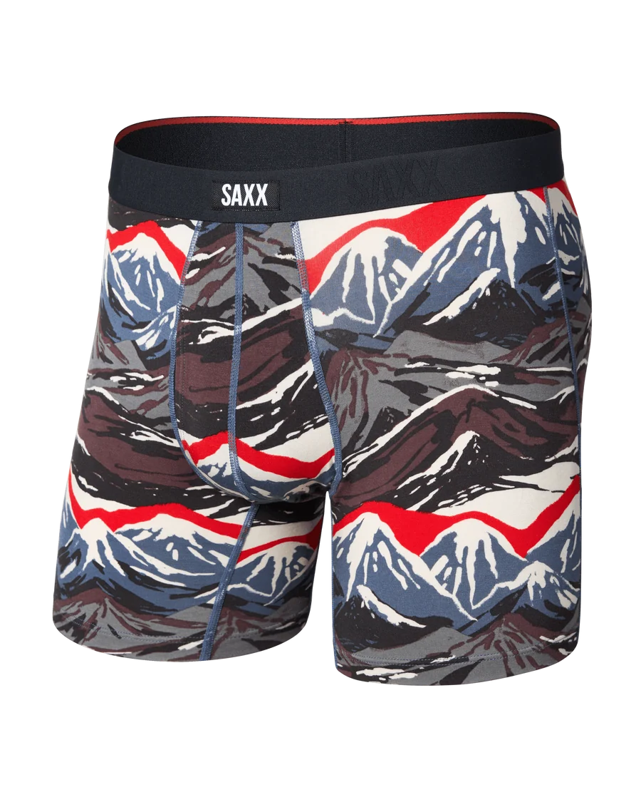 SAXX Men's Vibe Boxer Briefs MOUNTAIN TOP- BLUE
