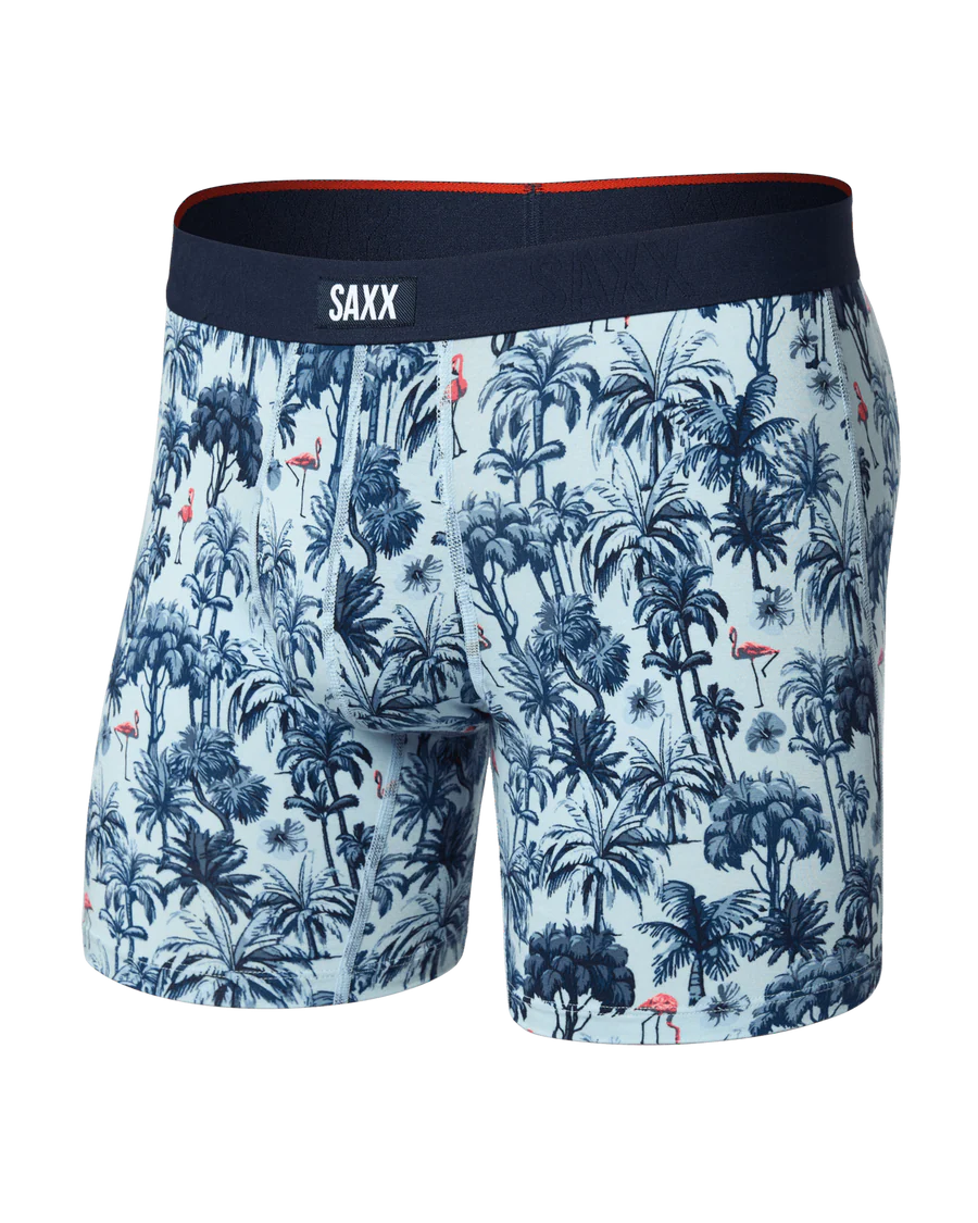 SAXX Men's Vibe Boxer Briefs PALM MIX-ATMOSPHERE
