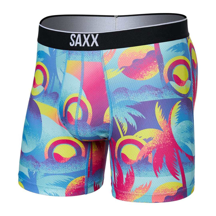 SAXX Men's Volt Boxer Briefs Coast 2 Coast Blue