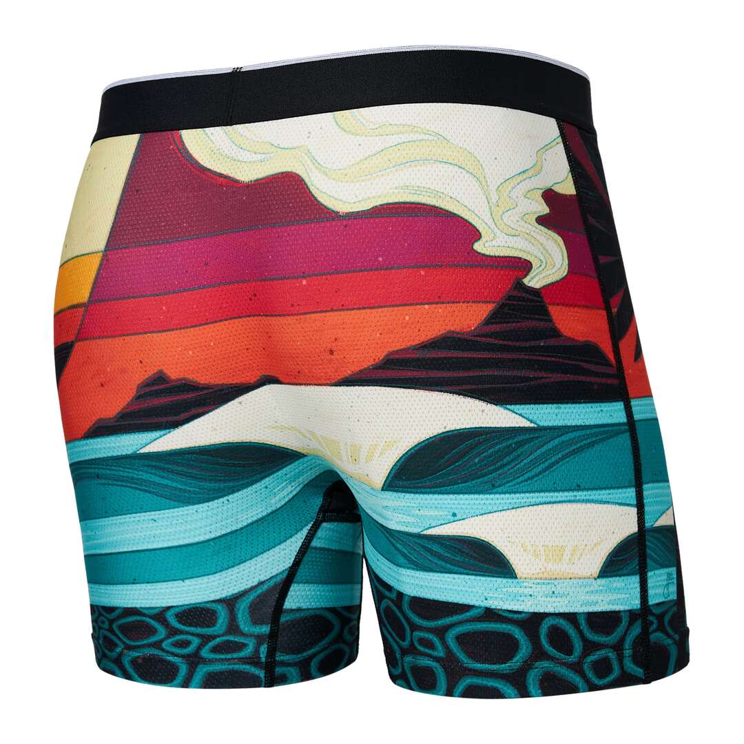 SAXX Men's Volt Boxer Briefs Erik Abel Volcano