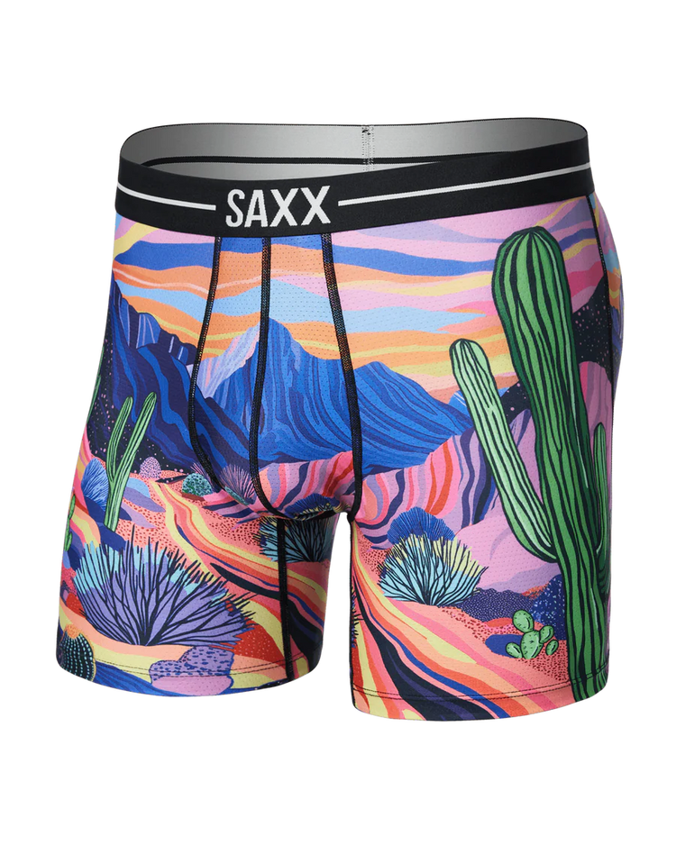 SAXX Men's Volt Boxer Briefs PRICKLY PARADISE-MULTI
