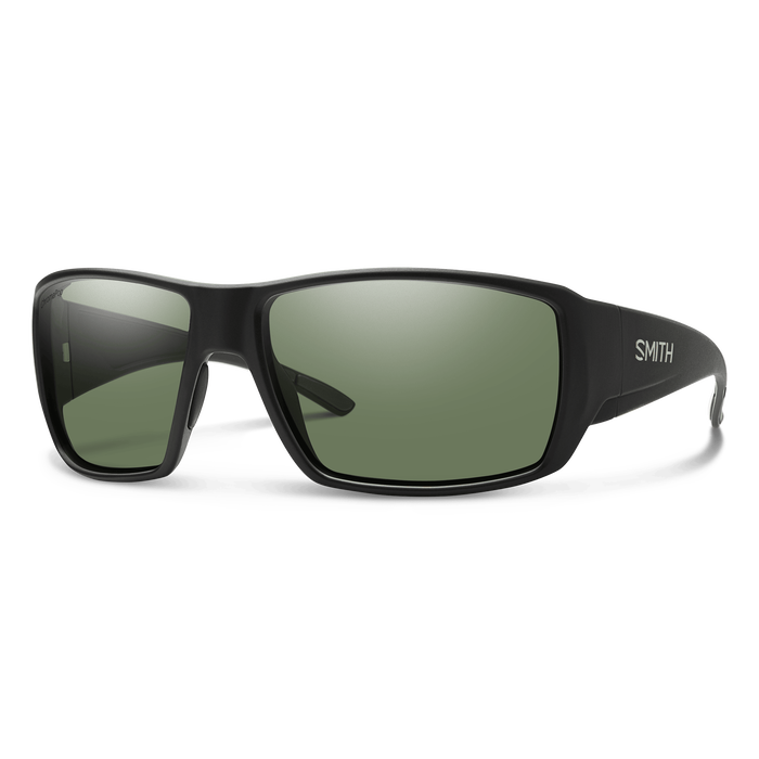 SMITH Guide's Choice Sunglasses Matte Black/ChromaPop Polarized Grey Green