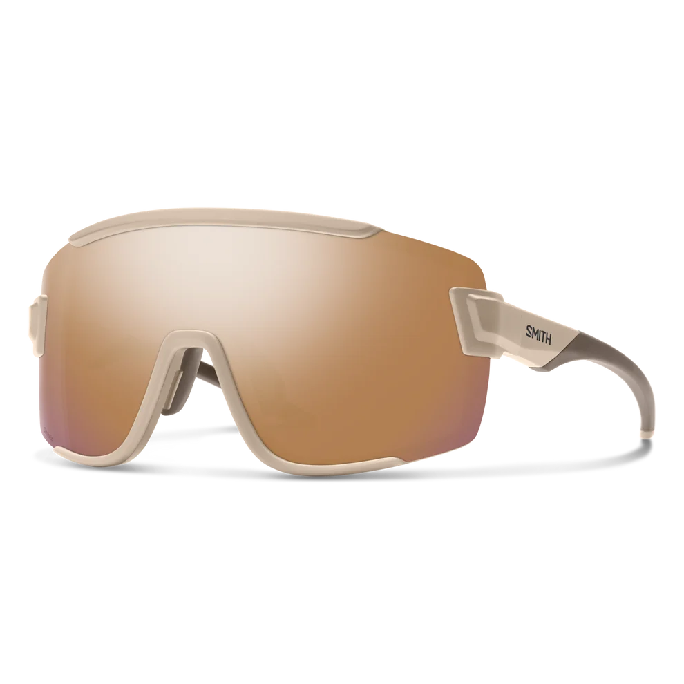 SMITH Wildcat Sunglasses Matte Summit/ChromaPop Rose Gold Mirror
