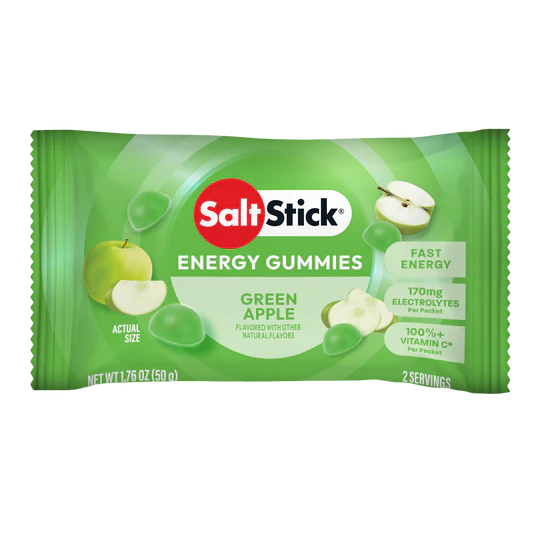 SaltStick Energy Gummies Green Apple
