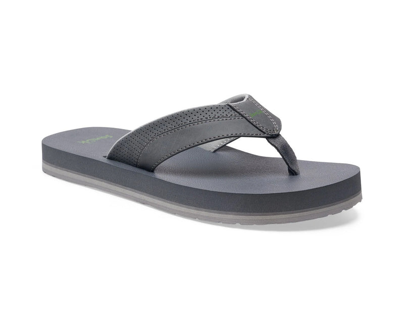 Sanuk Men's Beer Cozy IV Sandals Grey
