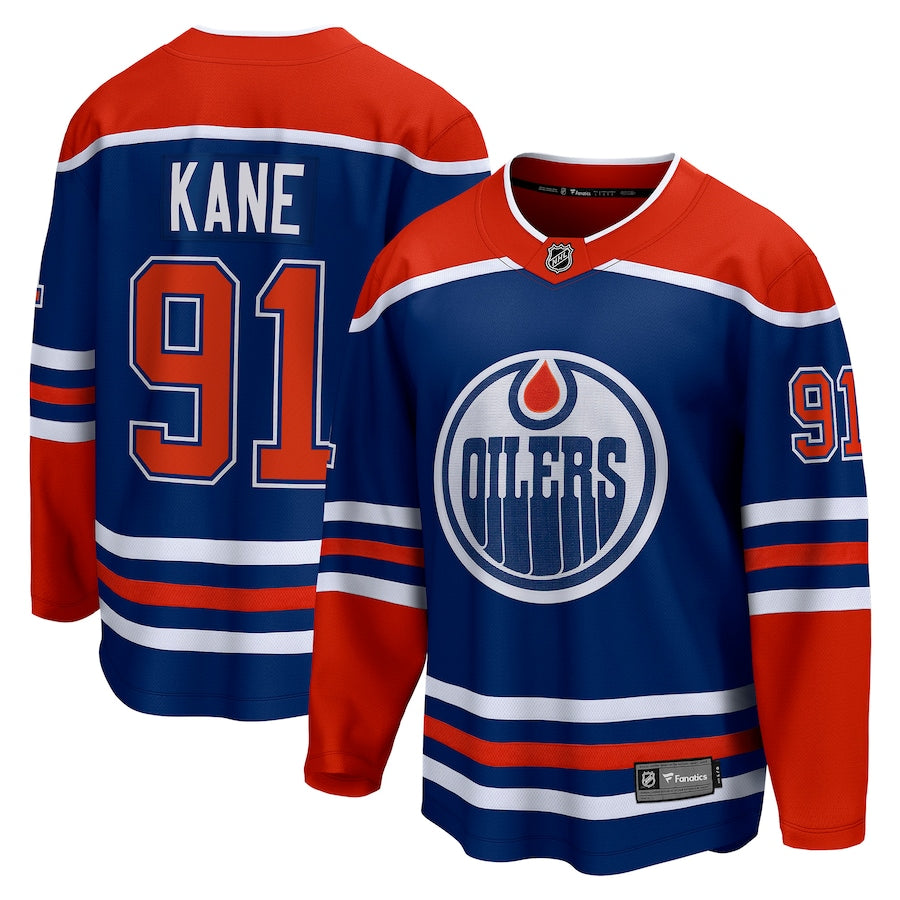 Edmonton Oilers Evander Kane 91 Home 2022 Stanley Cup Champions Breakaway  Men Jersey - Orange - Bluefink
