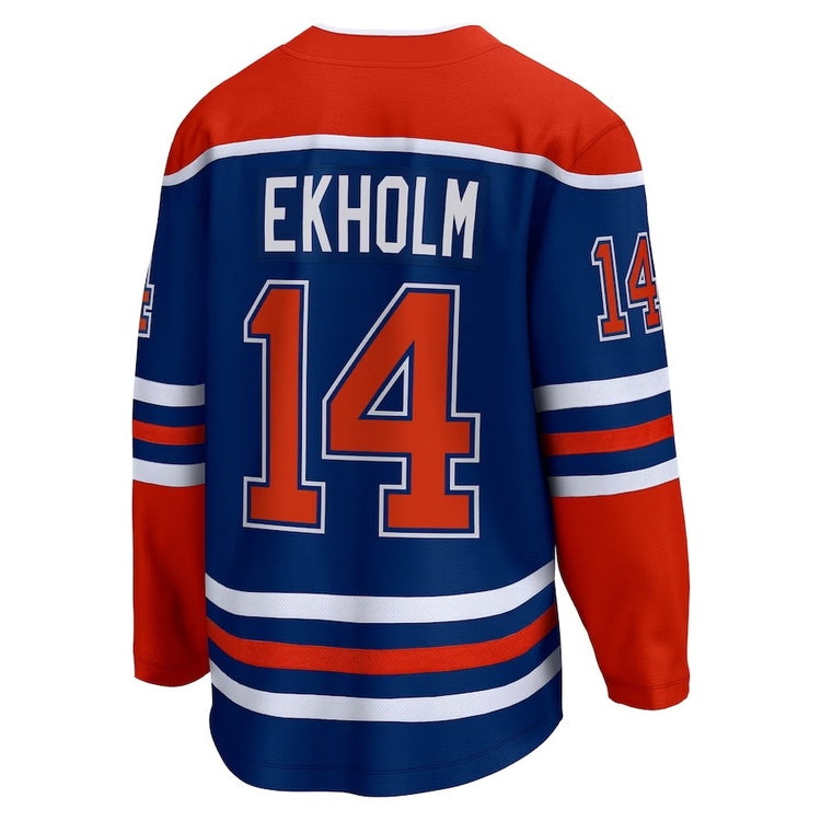 Edmonton Oilers Youth Royal Blue Home Blank Jersey – ICE District