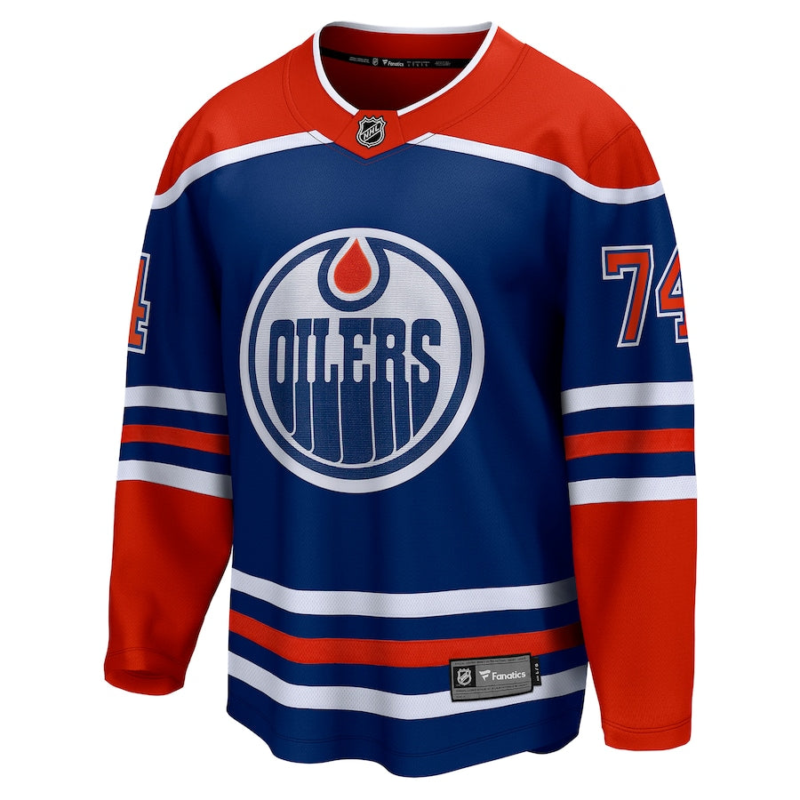 Shop Fanatics Men's NHL Edmonton Oilers Stuart Skinner Breakaway Home Jersey Edmonton Canada Store