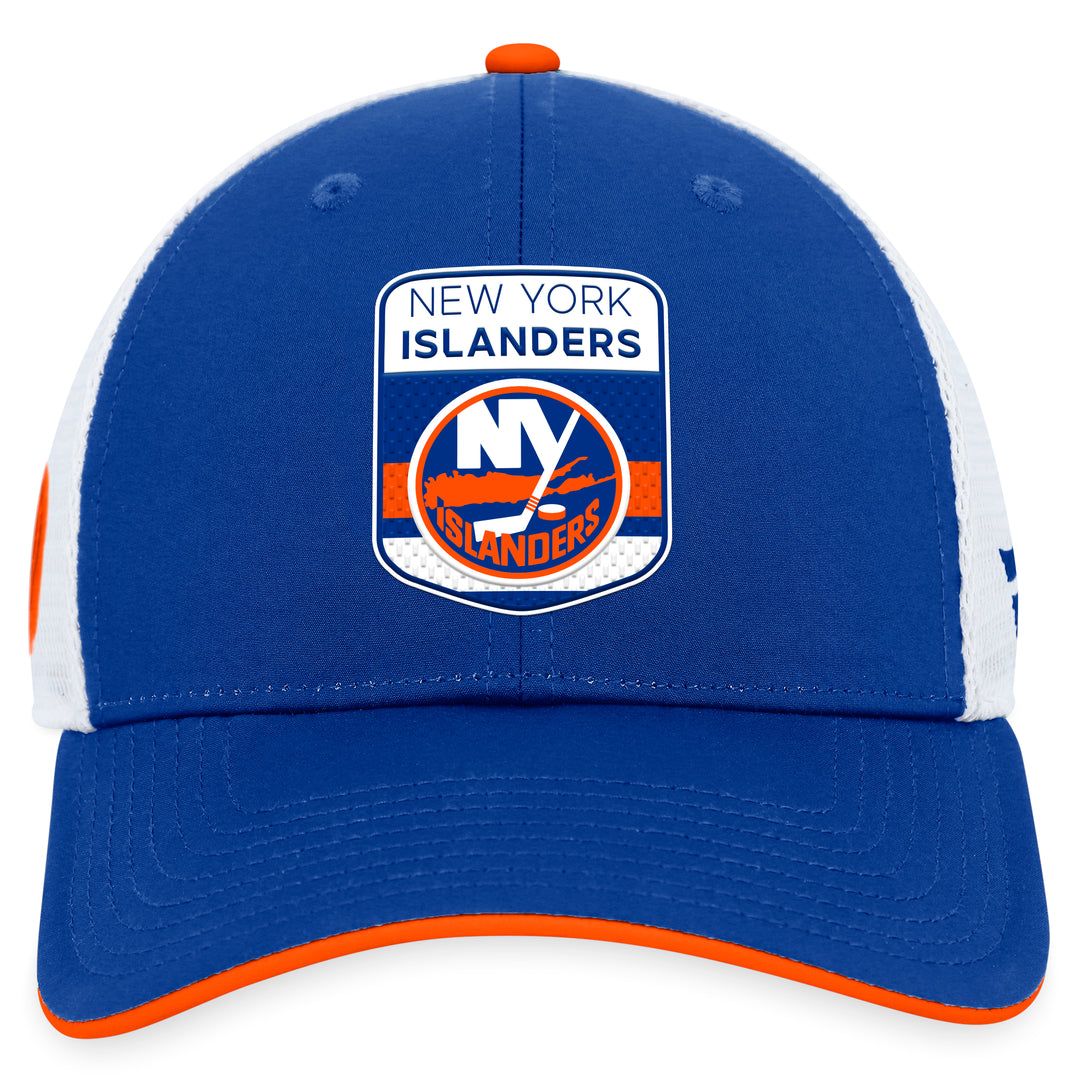 Shop Fanatics Men's NHL New York Islanders 2023 Adjustable Draft Cap Hat Edmonton Canada Store