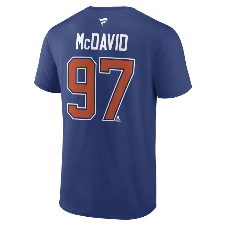 Shop Fanatics Men's NHL Player Edmonton Oilers Connor McDavid T-Shirt Edmonton Canada Store