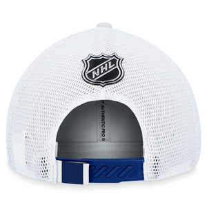 Shop Fanatics Men's NHL Toronto Maple Leafs 2023 Adjustable Draft Cap Hat Edmonton Canada Store