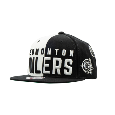 Edmonton Oilers Mitchell & Ness Pride White Snapback Hat