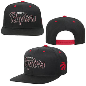 Shop NBA Branded Youth Toronto Raptors Script FB Snapback Black Edmonton Canada