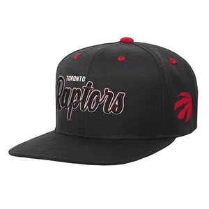 Shop NBA Branded Youth Toronto Raptors Script FB Snapback Black Edmonton Canada