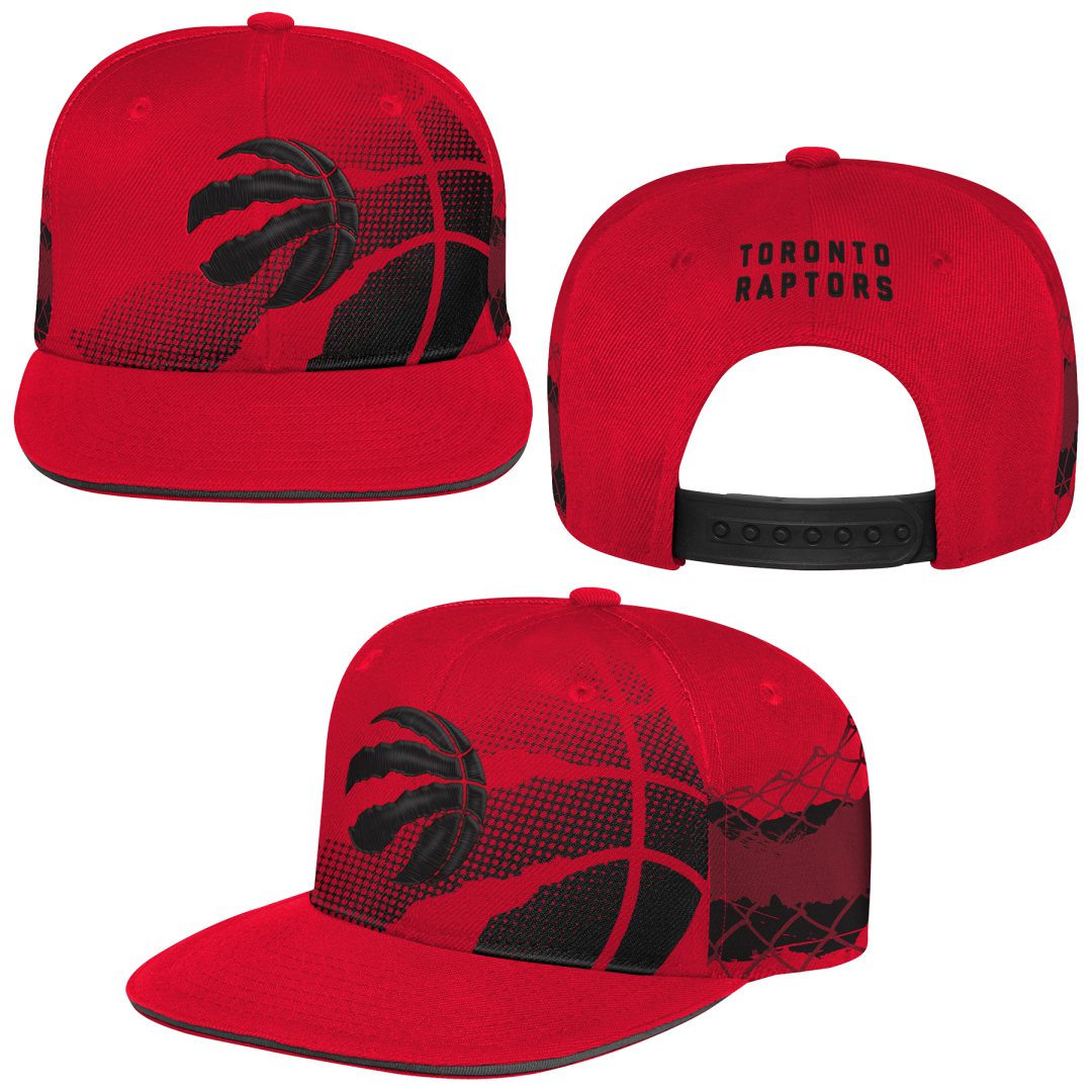 Shop NBA Branded Youth Toronto Raptors Street Fashion FB Snapback Red Edmonton Canada