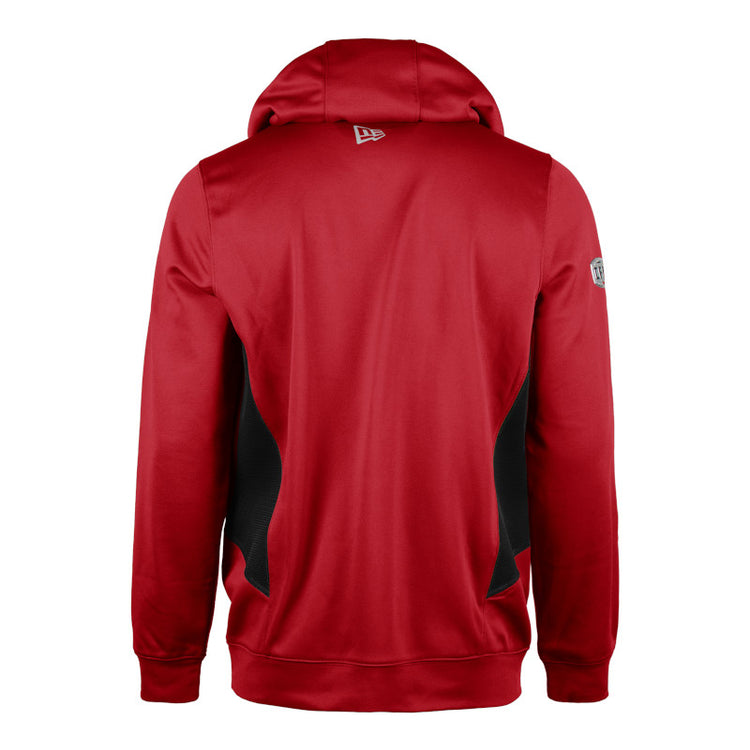 Shop New Era Men's CFL Calgary Stampeders Clutch Performance Hood Red Edmonton Canada Store