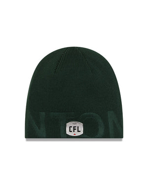 Shop New Era Men's CFL Edmonton Elks Beanie '23 Knit Green Edmonton Canada Store