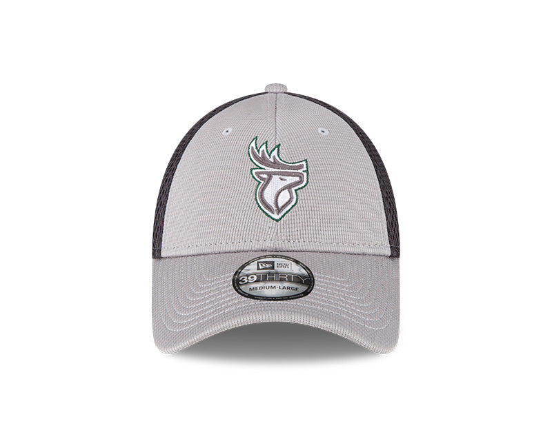 New Era Men's CFL Edmonton Elks Sideline '23 39THIRTY Flex Cap Grey