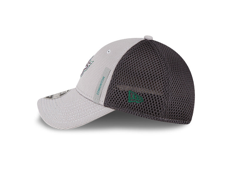 Shop New Era Men's CFL Edmonton Elks Sideline '23 9FORTY Cap Grey Edmonton Canada Store