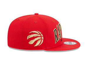 Shop New Era Men's NBA Toronto Raptors 9FIFTY Golden FB Cap Black Edmonton Canada Store