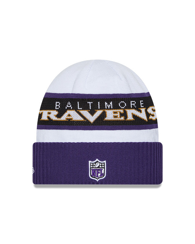 Shop New Era Men's NFL Baltimore Ravens Sideline 23 Tech Cuffed Knit Edmonton Canada Store