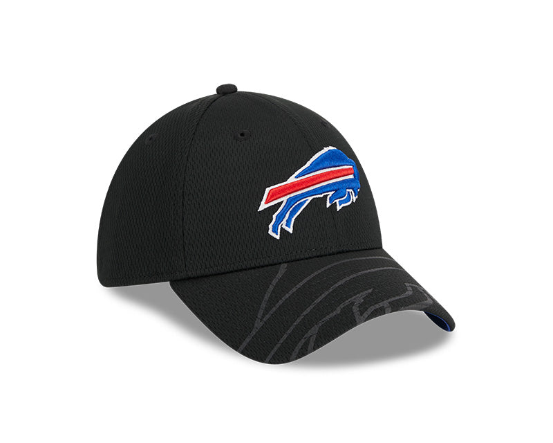 Shop New Era Men's NFL Buffalo Bills Sideline 39THIRTY Top Visor Cap Black Edmonton Canada Store