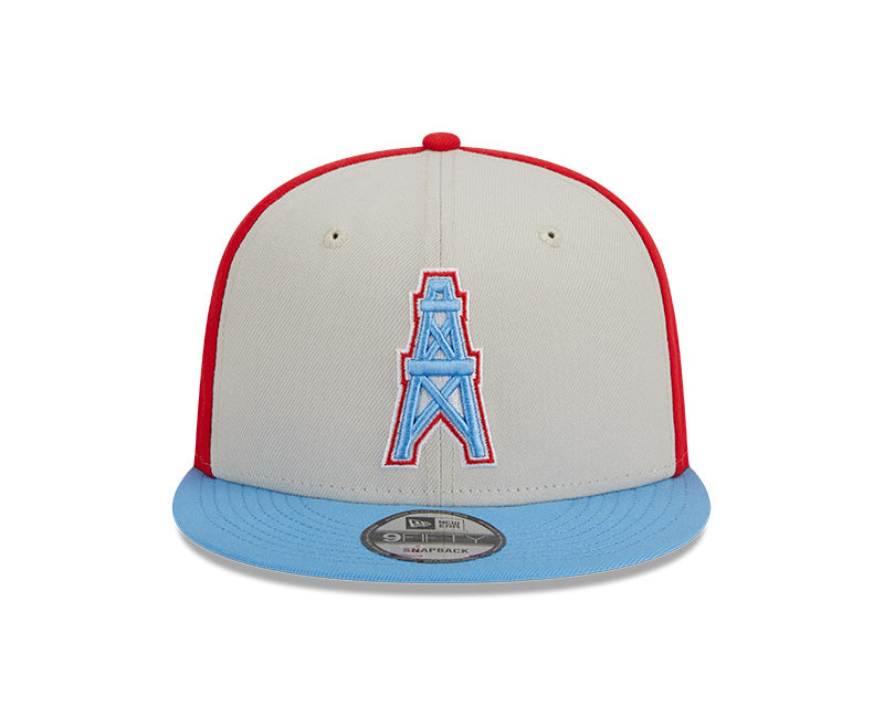 Houston Oilers 2023 Sideline Historic 9FIFTY Snapback Hat, by New Era