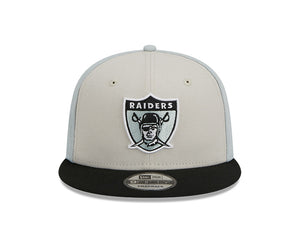 Shop New Era Men's NFL Las Vegas Raiders Sideline 9FIFTY Historic Cap White/Black Edmonton Canada Store