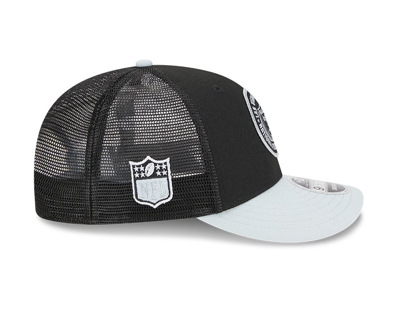 Shop New Era Men's NFL Las Vegas Raiders Sideline 9FIFTY LP Cap Black/Silver Edmonton Canada Store